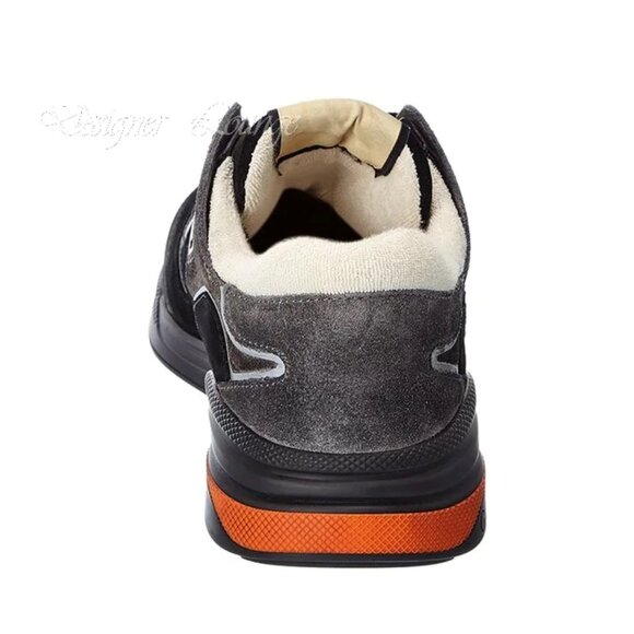 NEW GUCCI Ultrapace Low Top Suede Leather Sneakers G 8 / US 8.5 Men's $950 - Picture 8 of 13